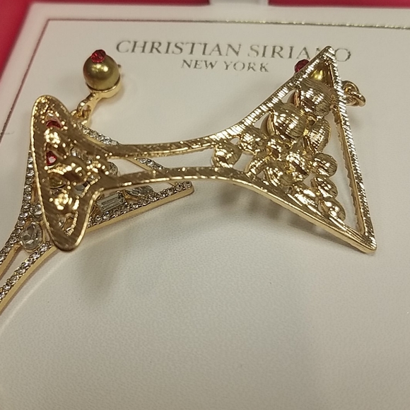 Martini with olives gem stud NIB - Picture 3 of 4